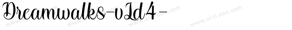 Dreamwalks-vLd4字体转换