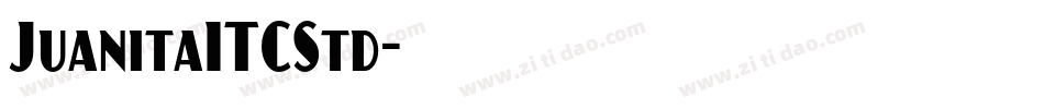 JuanitaITCStd字体转换