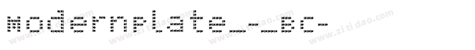ModernPlate_-_BC字体转换
