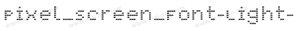 Pixel_Screen_Font-Light字体转换