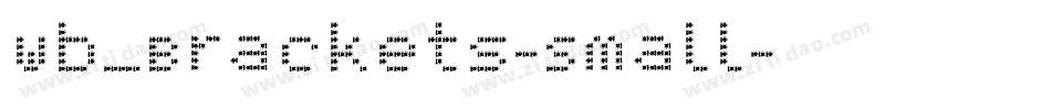 Wb_Brackets-Small字体转换