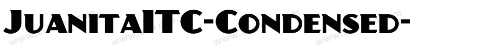 JuanitaITC-Condensed字体转换