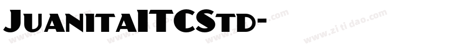 JuanitaITCStd字体转换