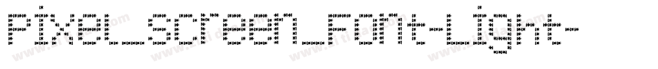 Pixel_Screen_Font-Light字体转换