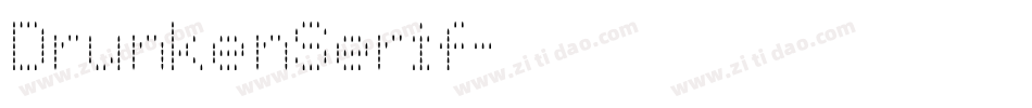 DrunkenSerif字体转换