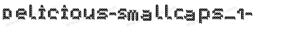 Delicious-SmallCaps_1字体转换