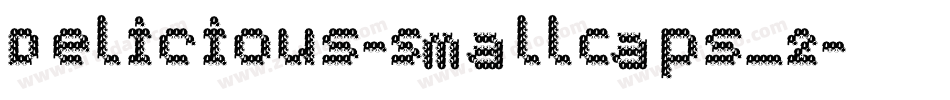 Delicious-SmallCaps_2字体转换