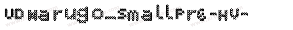 UDMarugo_SmallPr6-HV字体转换 UDMarugo_SmallPr6-HV字体转换