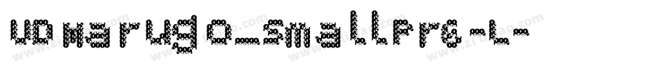 UDMarugo_SmallPr6-L字体转换 UDMarugo_SmallPr6-L字体转换