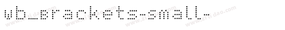 Wb_Brackets-Small字体转换