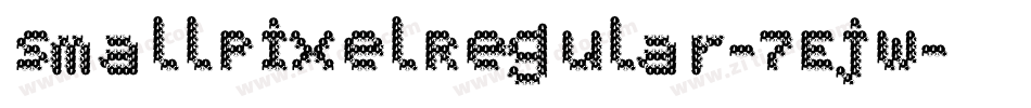 SmallPixelRegular-7Ejw字体转换
