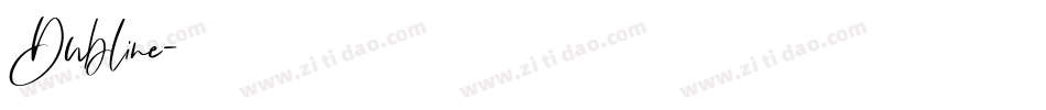 Dubline字体转换
