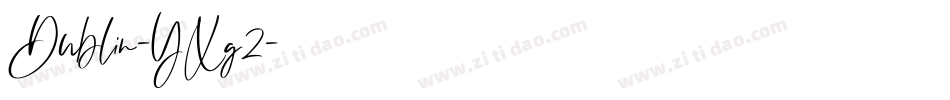 Dublin-YXg2字体转换