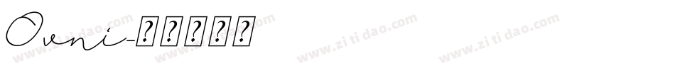 Ovni字体转换