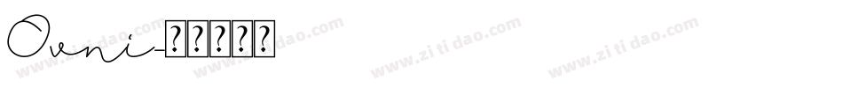 Ovni字体转换