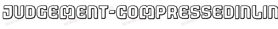Judgement-CompressedInline字体转换