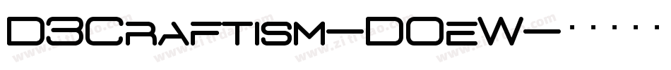 D3Craftism-DOeW字体转换