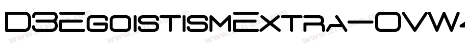 D3EgoistismExtra-OVW4字体转换