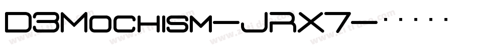 D3Mochism-JRX7字体转换