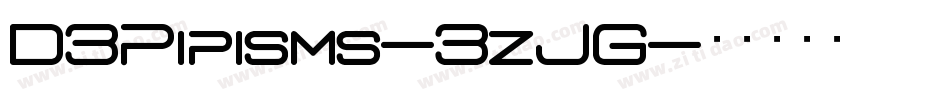 D3Pipisms-3zJG字体转换