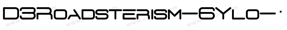 D3Roadsterism-6Ylo字体转换