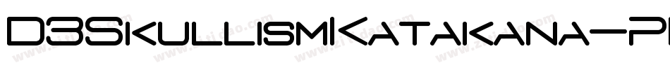 D3SkullismKatakana-PKax字体转换