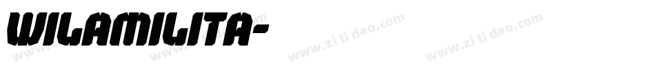 WilaMilita字体转换
