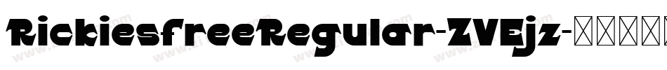 RickiesfreeRegular-ZVEjz字体转换