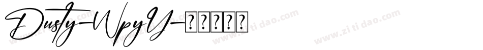 Dusty-WpyY字体转换