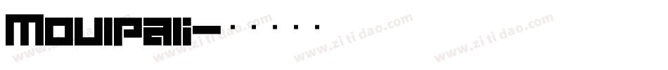 Moulpali字体转换