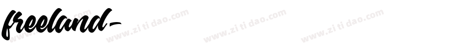 freeland字体转换