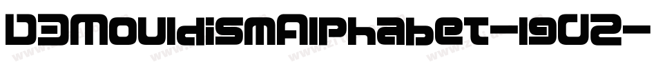 D3MouldismAlphabet-lg0Z字体转换 D3MouldismAlphabet-lg0Z字体转换