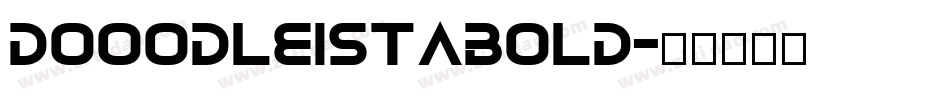 Dooodleistabold字体转换