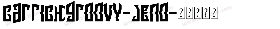 Carrickgroovy-jEnO字体转换