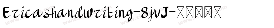 Ericashandwriting-8jvJ字体转换