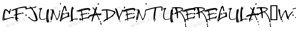 CfJungleAdventureRegular-wjnw字体转换