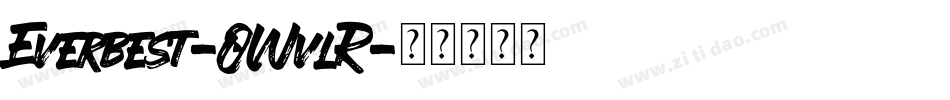 Everbest-0WvlR字体转换