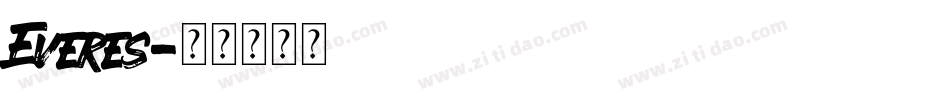 Everes字体转换