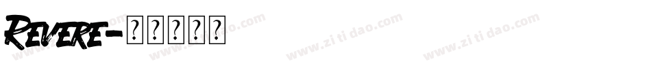 Revere字体转换