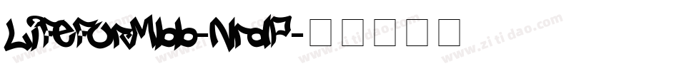 Lifeformbb-nrdP字体转换