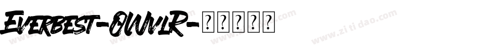 Everbest-0WvlR字体转换