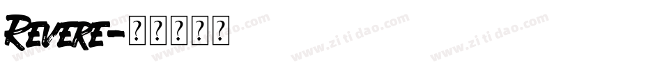 Revere字体转换