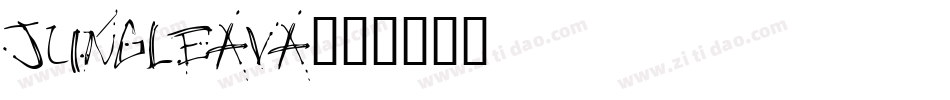 JUNGLEAVA字体转换