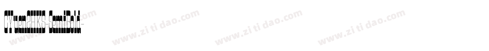 CYuen2HKS-SemiBold字体转换