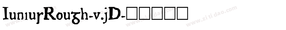 JuniusRough-vZjD字体转换