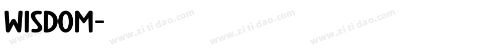Wisdom字体转换
