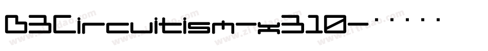 D3Circuitism-x310字体转换