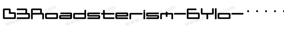 D3Roadsterism-6Ylo字体转换