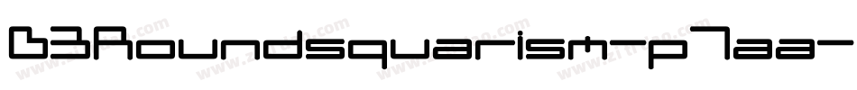 D3Roundsquarism-p7aa字体转换