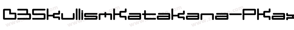 D3SkullismKatakana-PKax字体转换